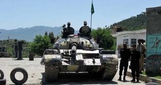 Bannu: overnight shelling continue on militants hideouts 